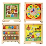 Multifunctional Wooden Walker