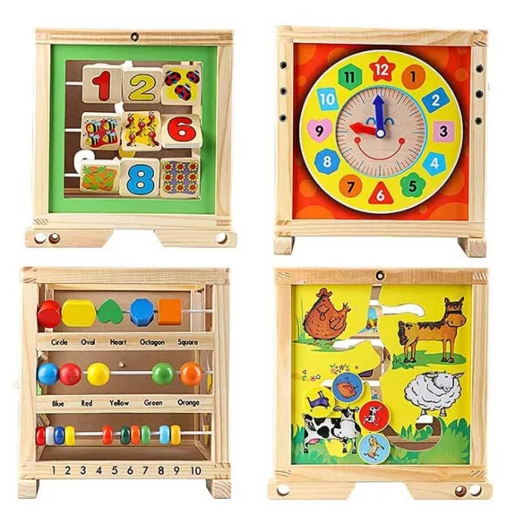 Multifunctional Wooden Walker