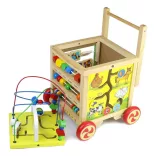 Multifunctional Wooden Walker