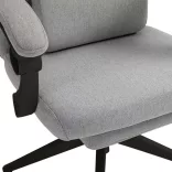 Headrest Office Swivel Chair - Available in Multiple Colors - Light Gray