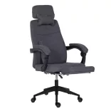 Headrest Office Swivel Chair - Available in Multiple Colors - Dark Gray