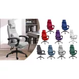 Headrest Office Swivel Chair - Available in Multiple Colors - Dark Gray