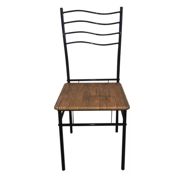 Metal Frame Dining Table with 4 Chairs
