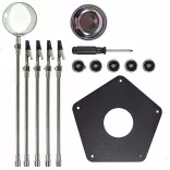 PCB Holder with Clamping Arms and Magnifier