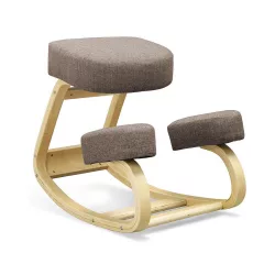 Balance-Enhancing Kneeling Chair - Multiple Types - Brown