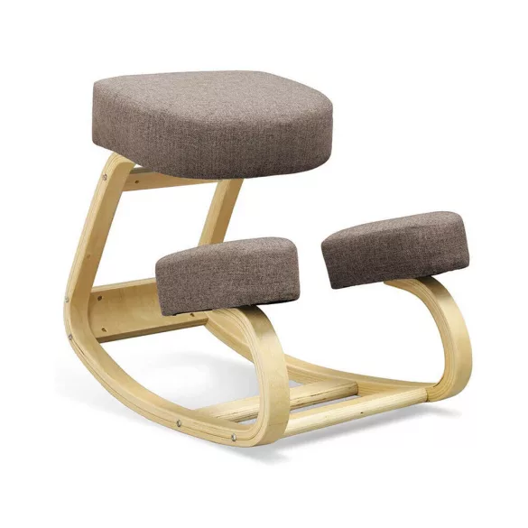 Balance-Enhancing Kneeling Chair - Multiple Types - Brown