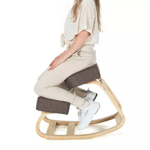 Balance-Enhancing Kneeling Chair - Multiple Types - Brown