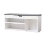 Shoe Storage Bench with Padded Seat