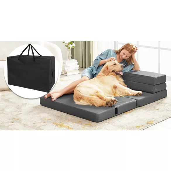 Portable, foldable mattress in a bag, 100*190*10 cm