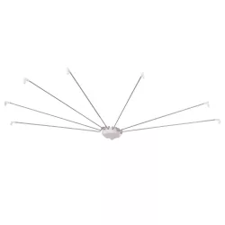 Umbrella-shaped shower curtain holder