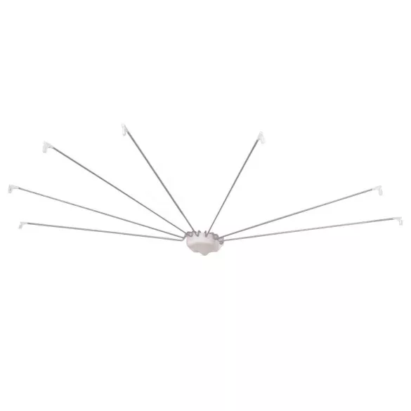 Umbrella-shaped shower curtain holder