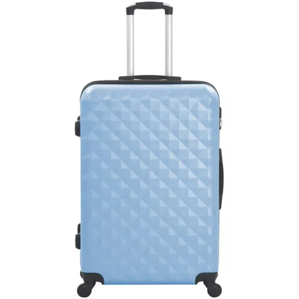 Travel Suitcase Set with Cosmetic Bag, Available in Multiple Colors - Steel Blue