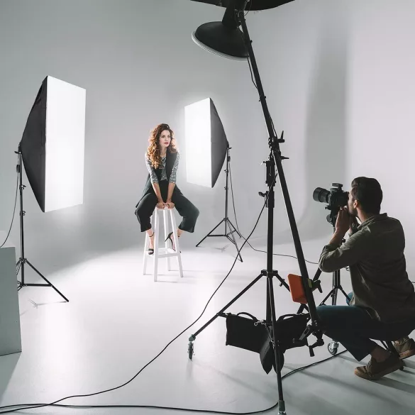Studio Lighting with Carrying Bag