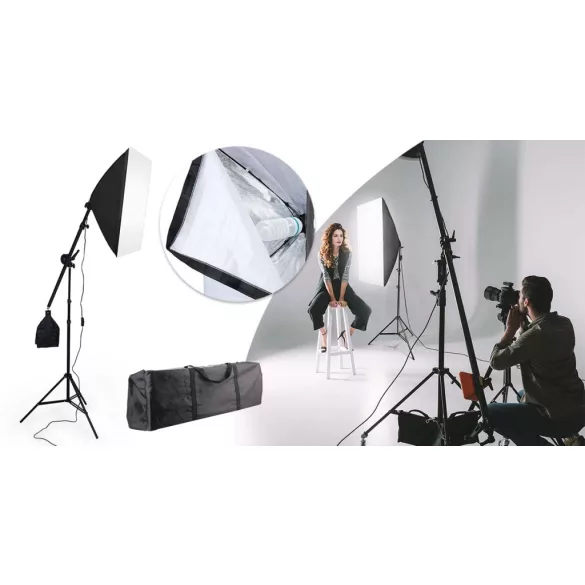 Studio Lighting with Carrying Bag