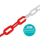 Traffic Post Set with Chain - 4 pcs