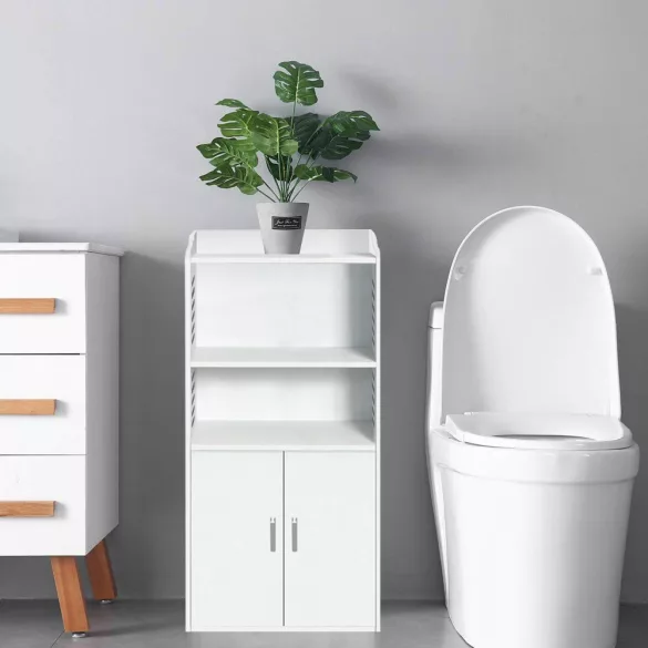 Small Bathroom Cabinet, White