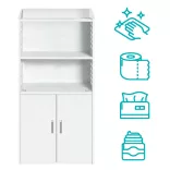 Small Bathroom Cabinet, White