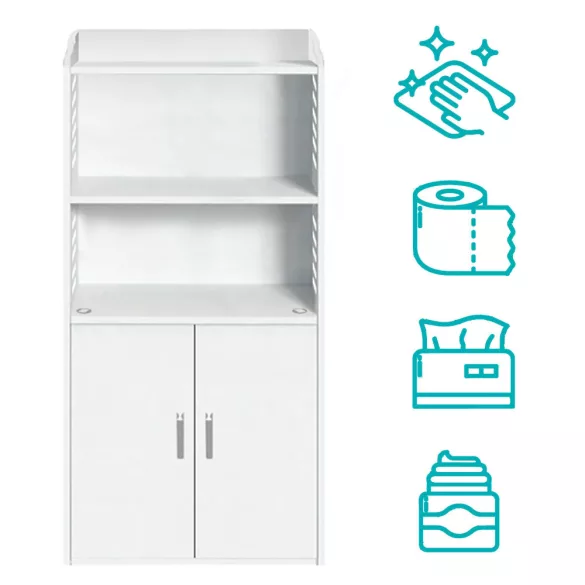 Small Bathroom Cabinet, White