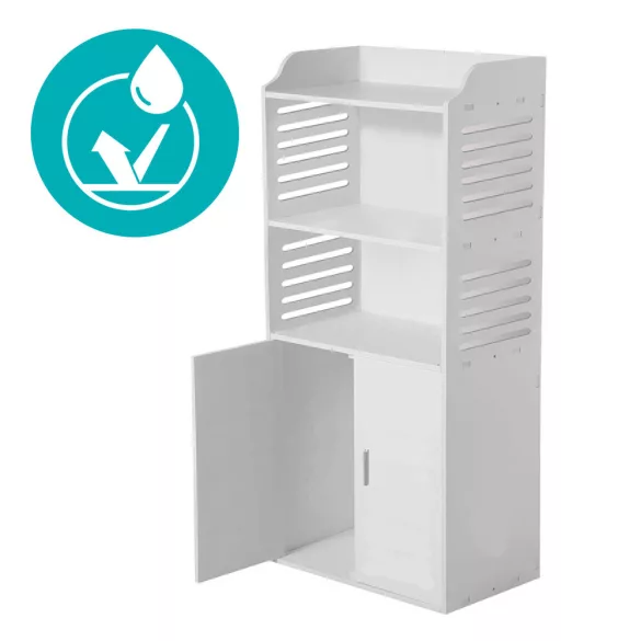 Small Bathroom Cabinet, White