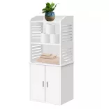 Small Bathroom Cabinet, White