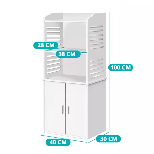 Small Bathroom Cabinet, White