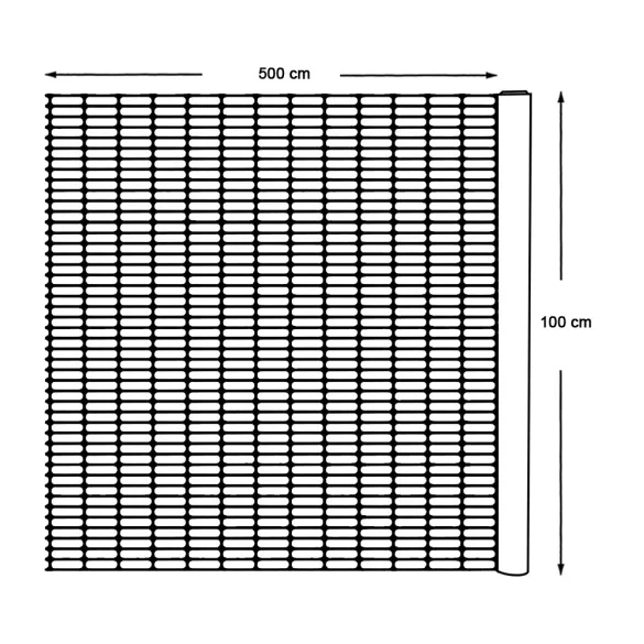Plastic Fence Netting, 50 Meters, Cuttable