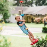 2in1 climbing rope and swing for kids