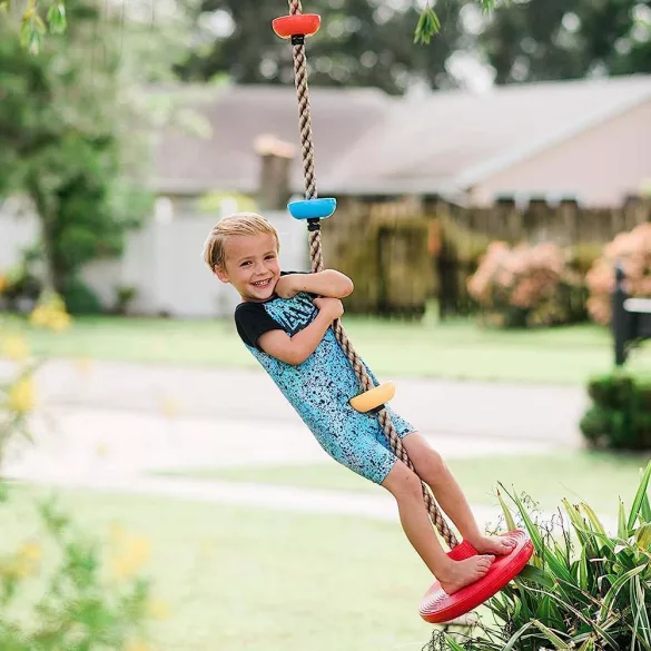 2in1 climbing rope and swing for kids