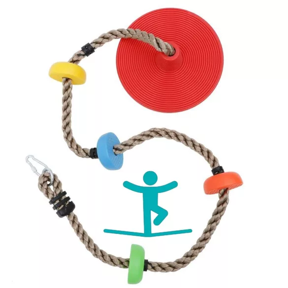 2in1 climbing rope and swing for kids