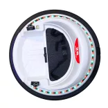 Electric Kids Bumper Car 6V, Battery + Remote Control, White