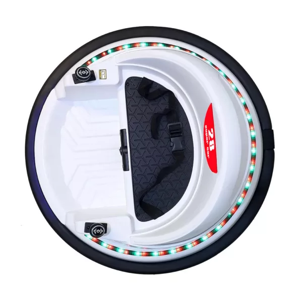 Electric Kids Bumper Car 6V, Battery + Remote Control, White