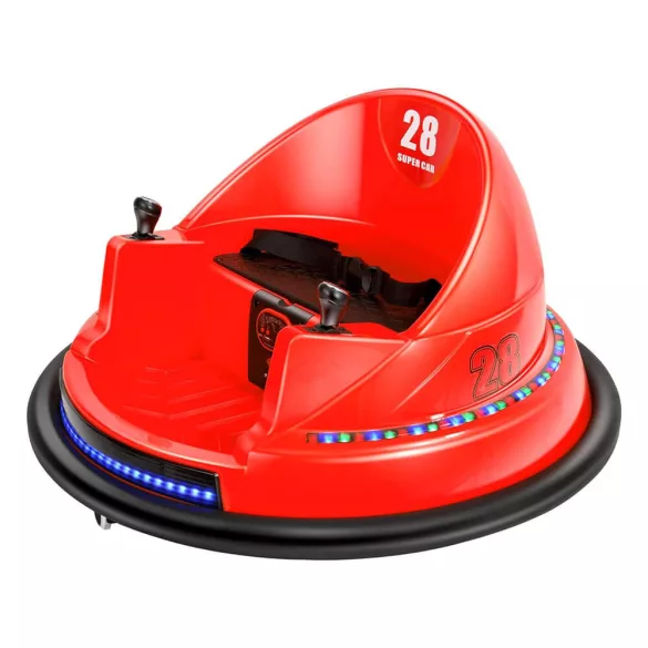 Electric Kids Bumper Car 6V, with Battery, Remote Control, Red
