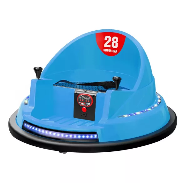 Electric Kids Bumper Car 6V, with Battery, Remote Control, Blue