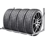 Wall-Mounted Tire Rack