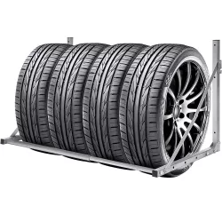 Wall-Mounted Tire Rack
