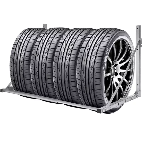 Wall-Mounted Tire Rack