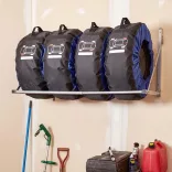 Wall-Mounted Tire Rack