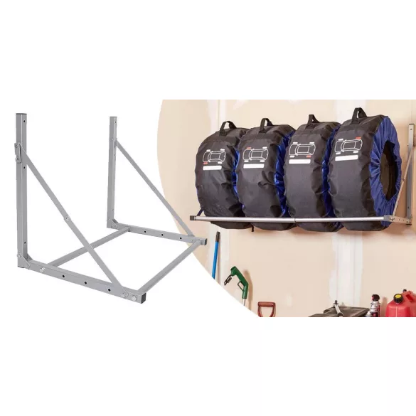 Wall-Mounted Tire Rack