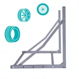 Wall-Mounted Tire Rack