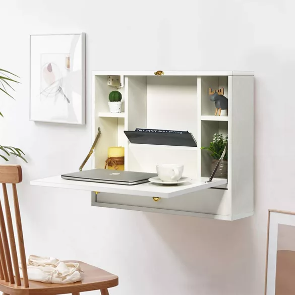 Wall-Mounted Foldable Laptop Holder