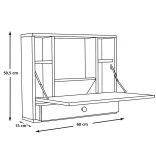 Wall-Mounted Foldable Laptop Holder