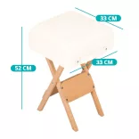 Folding Massage Chair with 2 Massage Rollers