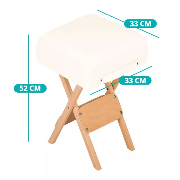 Folding Massage Chair with 2 Massage Rollers