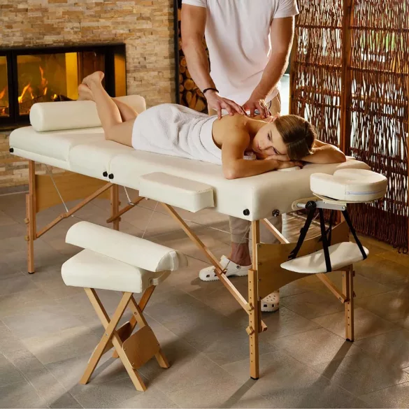 Folding Massage Chair with 2 Massage Rollers