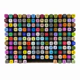 170-piece dual-tip marker set in a paintable wooden box