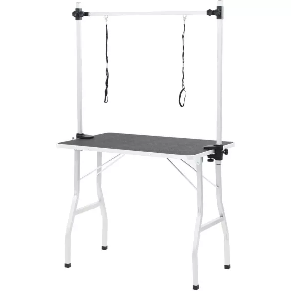 Pet Grooming Table with Two Restraint Arms