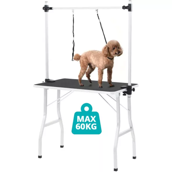 Pet Grooming Table with Two Restraint Arms