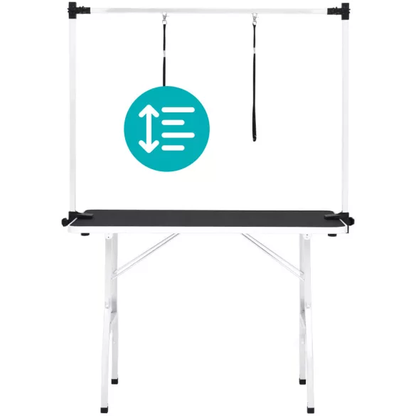 Pet Grooming Table with Two Restraint Arms