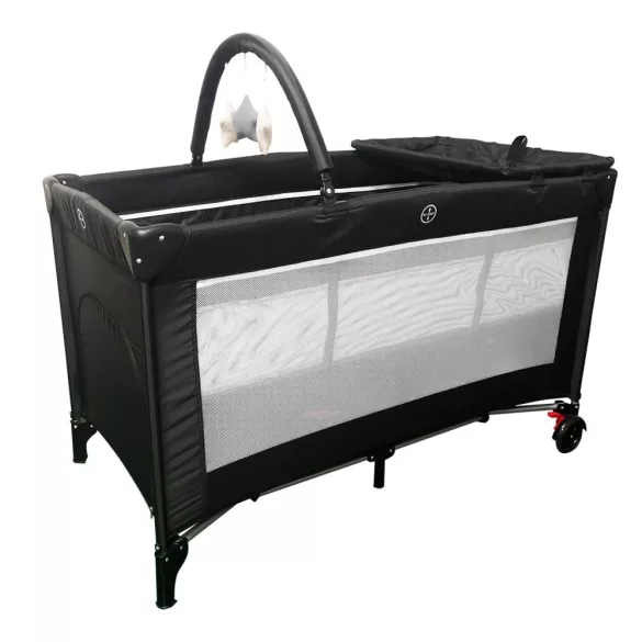Travel Bed with Changing Mat and Play Arch