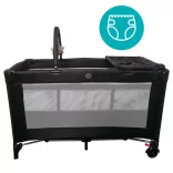 Travel Bed with Changing Mat and Play Arch